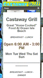 Mobile Screenshot of castawaygrill.com